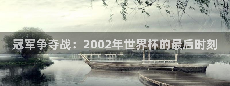 2026 世界杯：冠军争夺战：2002年世界杯的最后时刻